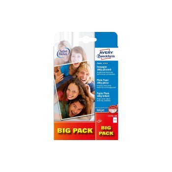 Avery Zweckform Classic Inkjet Foto Papier, 10x15, 180g. Inhalt: 100 Blatt, Avery Zweckform Classic Inkjet Foto Papier, 10x15, 180g. Inhalt: 100 Blatt,