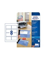 Avery Zweckform Visitenkarten Click & Clean, 260g, 25 Bogen/200 Karten, Inkjet