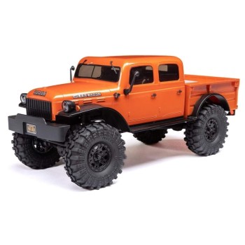 Axial SCX24 Dodge Power Wagon, Scale Rock Crawler, 1:24, Orange