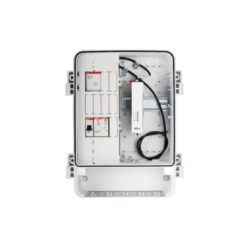 AXIS T98A17-VE Media Converter Cabinet, Vormontiertes Zubehör