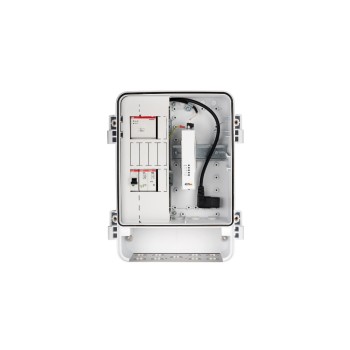 AXIS T98A18-VE Media Konverter Schrank, T8604, Blitzschutz and PS vorverbaut