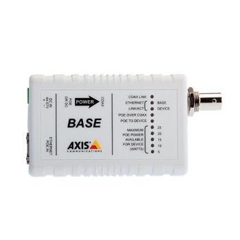Axis Convertisseur PoE+ T8641 Module de base PoE+ sur câble coaxial Axis Convertisseur PoE+ T8641 Module de base PoE+ sur câble coaxial