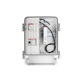AXIS T98A15-VE Media Konverter Schrank, T8604, Blitzschutz and PS vorverbaut