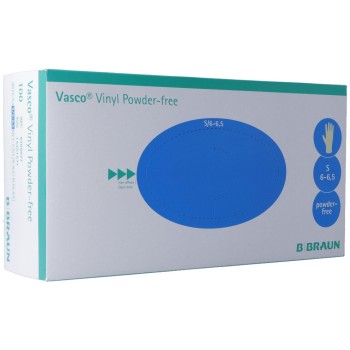 Vasco Vinyl Einweghandschuhe, Grösse S 100 Stk. Vasco Vinyl Einweghandschuhe, Grösse S 100 Stk.