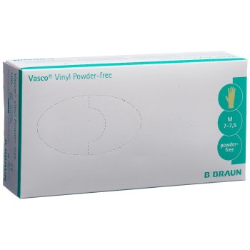 Vasco Vinyl Einweghandschuhe, Grösse M 100 Stk. Vasco Vinyl Einweghandschuhe, Grösse M 100 Stk.