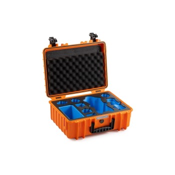 B&W drone case DJI Mavic4 - orange, orange B&W drone case DJI Mavic4 - orange, orange