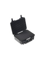 B&W Outdoor-Koffer Typ 1000 - SI schwarz, Innenmasse: 249x177x94mm