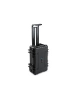 B&W Outdoor-Koffer Typ 6600-SI schwarz, Würfelschaum