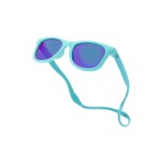 Baby Sunnies Lunettes de soleil pour bébé avec ruban Bleu clair