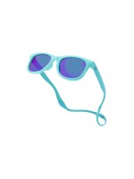 Baby Sunnies Babysonnenbrille Hellblau, Band, Flexibel, polarisiert für 0–2 Jahre