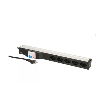 Bachmann PDU 19 5x T23, 1UH, interrupteur Fi, Noir Bachmann PDU 19 5x T23, 1UH, interrupteur Fi, Noir