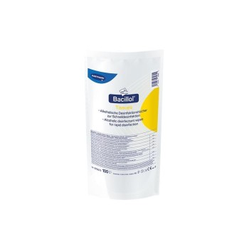 Bacillol Tissues Desinfektionstücher, 100 Tücher Nachfüllbeutel Bacillol Tissues Desinfektionstücher, 100 Tücher Nachfüllbeutel