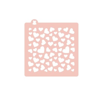 BackshopSchweiz Modèle Cœurs petits et grands Blanc BackshopSchweiz Modèle Cœurs petits et grands Blanc