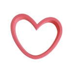 BackshopSchweiz Emporte-pièce pour biscuits Boho Coeur