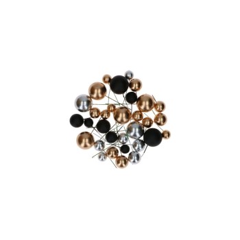 Backshop Simply Making Bubbles Einstecker, Set 32 Stk, Gold, silver, black 