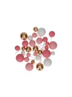 Backshop Simply Making Bubbles Einstecker, Set 32 Stk, Rosa