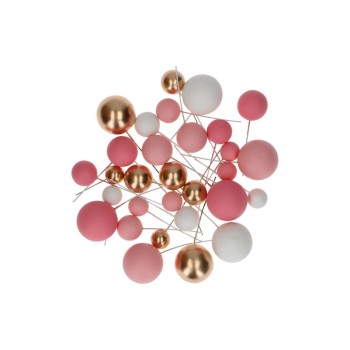 Backshop Simply Making Bubbles Einstecker, Set 32 Stk, Rosa