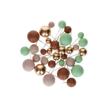 Backshop Simply Making Bubbles Einstecker, Set 32 Stk, Erdtöne