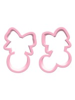 BackshopSchweiz Kits d’emporte-pièces Cerises Bio-plastique Rose 9 cm