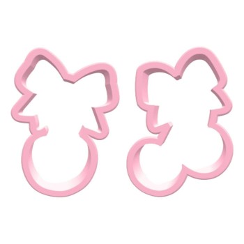 BackshopSchweiz Kits d’emporte-pièces Cerises Bio-plastique Rose 9 cm