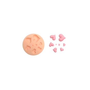 Backshop Silikonform Herzen, D: 8 cm, for Fondant, Candy Melts, Marzipan Backshop Silikonform Herzen, D: 8 cm, for Fondant, Candy Melts, Marzipan