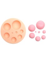 BackshopSchweiz Moule à boules de fondant Orange/Rose