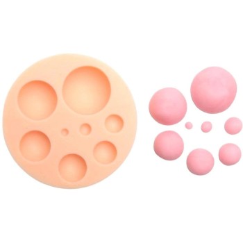 Backshop Silikonform Kugeln, D: 8 cm, for Fondant, Candy Melts, Marzipan Backshop Silikonform Kugeln, D: 8 cm, for Fondant, Candy Melts, Marzipan