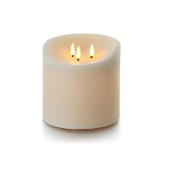 balthasar Bougie d'extérieur LED cire véritable, crème balthasar Bougie d'extérieur LED cire véritable, crème