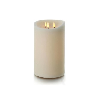 balthasar Bougie d'extérieur LED cire véritable, crème balthasar Bougie d'extérieur LED cire véritable, crème