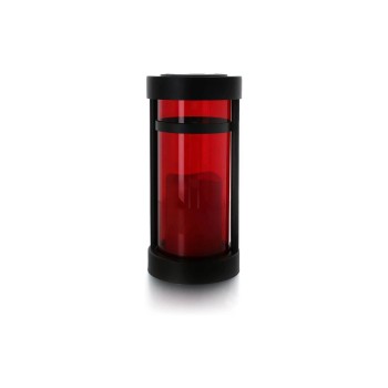 balthasar Lanterne funéraire solaire LED Arimo, rouge balthasar Lanterne funéraire solaire LED Arimo, rouge