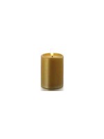 balthasar LED Kerze Novita klein gold, LED ww, 100 x 75mm, Timer, exkl. Batterie