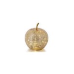 balthasar LED Dekoapfel POMO gold, LED ww, 205 x 165mm, Timer, exkl. Batterie