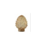 balthasar LED Dekozapfen PINE gold, LED ww, 180 x 145mm, Timer, exkl. Batterie