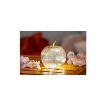 balthasar LED Apfel Mela, Platin, 18.5x20 cm (DxH)