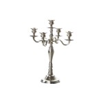 balthasar Kerzenständer silver, B: 310 x H: 400 mm