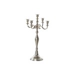 balthasar Chandelier Argent, 36 x 60 cm