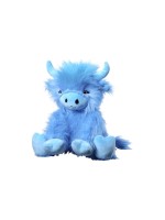Bauer Peluche Vache Highland 25 cm Bleu