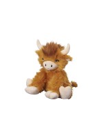 Bauer Peluche Vache Highland 25 cm Brun