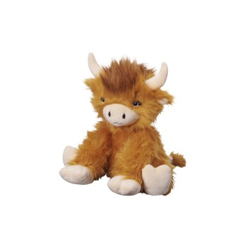 Bauer Peluche Vache Highland 25 cm Brun