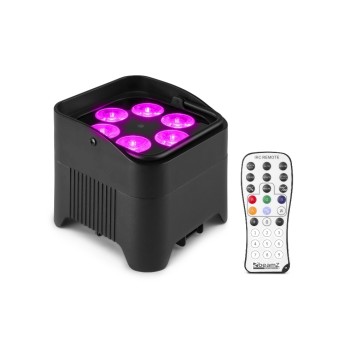 BeamZ BBP96SB Uplight Par, 6x 12W, 6in1, accu-Betrieb, black 