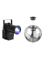 BeamZ Spiegelkugel Kit 2, Kit with 30cm Spiegelkugel, Motor and Spot