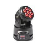 BeamZ MHL74 Black, Mini Wash Moving Head, 7x 10W 4-en-1 LED