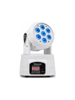 BeamZ MHL74 White, Mini Wash Moving Head, 7x 10W 4-en-1 LED