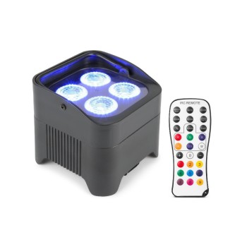 BeamZ BBP94 Uplight Par, 4x 10W LED, accu-Betrieb, Wireless DMX