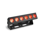 BeamZ BBB612, accu LED Bar, 6x 12W 6-in-a LEDs