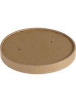 belesse Couvercle Kraft/PE brun 25 Pièce/s