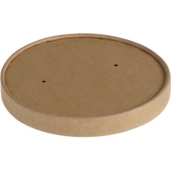 belesse Couvercle Kraft/PE brun 25 Pièce/s