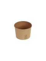 belesse nature Pot à glace Kraft/PLA 120 ml 50 Pièce/s