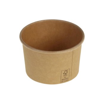 belesse nature Coupe à glace Kraft/PLA 180 ml 50 Pièce/s