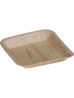 belesse nature Assiette feuille de palme 25 Pièce/s